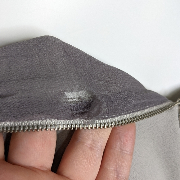 ✨3/$15  Bar lll grey peach strapless dress M - Picture 4 of 7